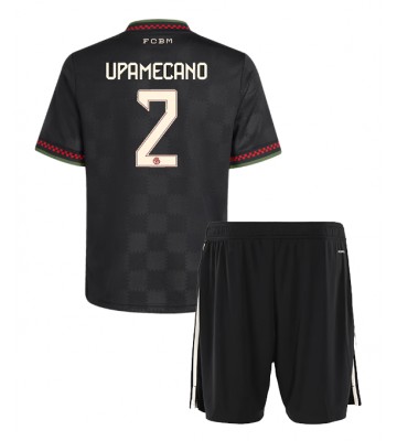 Bayern Munich Dayot Upamecano #2 Replika Tredje Tröja Barn 2025-26 Kortärmad (+ Korta byxor)